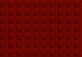 3d rendering. red grid square shape pattern tiles wall background Royalty Free Stock Photo