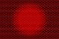 3d rendering. red hexagon pattern mesh wall on red gradient background. Royalty Free Stock Photo