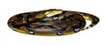 3D Rendering Reticulated Python on White