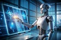 3D Rendering of Robot Working with Virtual Display