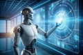 3D Rendering of Robot Working with Virtual Display