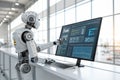 3D Rendering of Robot Working with Virtual Display
