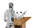 Robotic public speaker