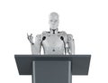 Robotic public speaker