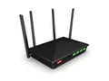 3D Rendering of a router with four antennas Royalty Free Stock Photo