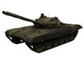 3d Rendering of a Russian/Soviet T72 Tank Royalty Free Stock Photo