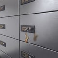 3D rendering safe deposit boxes