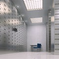 3D rendering safe deposit boxes