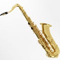 3d Rendering of a Saxophone Royalty Free Stock Photo