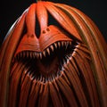 Scarry Halloween pumpkin monster