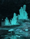 3D Rendering Crystal Cave