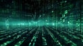 Digital binary code matrix background Royalty Free Stock Photo