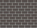 3d rendering. seamless Dark gray color bricks wall texture background Royalty Free Stock Photo