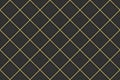 3d rendering. Seamless modern luxurious golden Square grid pattern wall background Royalty Free Stock Photo