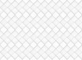 3d rendering. seamless modern white diagonal square grid pattern wall design texture background.