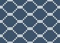 3d rendering. Seamless small blue among white wood tiles pattern design wall background. Royalty Free Stock Photo