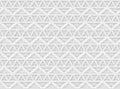 3d rendering. seamless white gray tone triangle polygonal pattern wall background Royalty Free Stock Photo