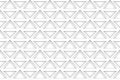 3d rendering. Seamless White square grid pattern art design wall background.