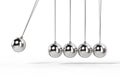 Shiny newton cradle Royalty Free Stock Photo