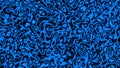 3d rendering of a short plane of a biscous mass of deformed cells joining and deforming each other in blue color