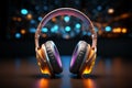 3D rendering showcases headphones as the ultimate audio listening device