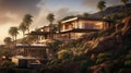 Enigmatic Tropics: Unreal Engine 5 Modern House On Mountain Top