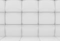 3d rendering. simple White square blocks wall background
