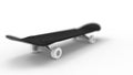 3d rendering of a skateboard isolated in white background Royalty Free Stock Photo