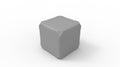 3D rendering of a small loot box pachaging blank empty template isolated in a studio background. Royalty Free Stock Photo