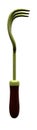 3D Rendering Small Rake on White
