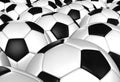 3d rendering of a soccer ball. ( Leather texture )