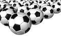 3d rendering of a soccer ball. ( Leather texture )