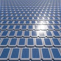 3d rendering of solar or photovoltaic shingles to generate electrical power by sunlight