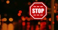 Solar Powered Lighted Stop Signs