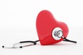 3D rendering stethoscope and heart