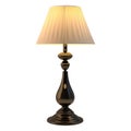 3D Rendering of a Table Light Lamp for Bedroom on Transparent Background - Ai Generated Royalty Free Stock Photo