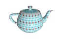 3D rendering of teapot on white background Royalty Free Stock Photo