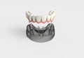 3D rendering teeth Royalty Free Stock Photo