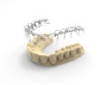 3D rendering teeth Royalty Free Stock Photo