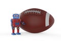 Robot with football ball