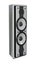 3D Rendering Tower Speaker on White Royalty Free Stock Photo
