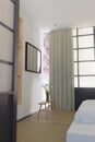 3d rendering of traditional japanese bedroom in modern style Royalty Free Stock Photo