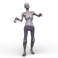 3D rendering of undead monster