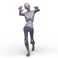 3D rendering of undead monster