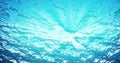 3d rendering underwater sea, ocean surface with light rays, high resolution