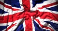 The United Kingdom Flag Closeup Royalty Free Stock Photo