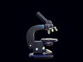 3D-rendering of a USSR era microscope Royalty Free Stock Photo