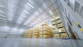 3d rendering of warehouse or distribution center with concept Royalty Free Stock Photo