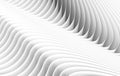 3D rendering wavy paper sheets