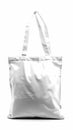 3d rendering of a white canvas bag isolated on white background, Generative AI illustrations Royalty Free Stock Photo
